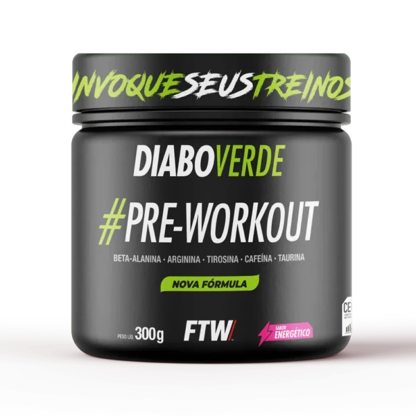 Pré Treino Diabo verde FTW 300g