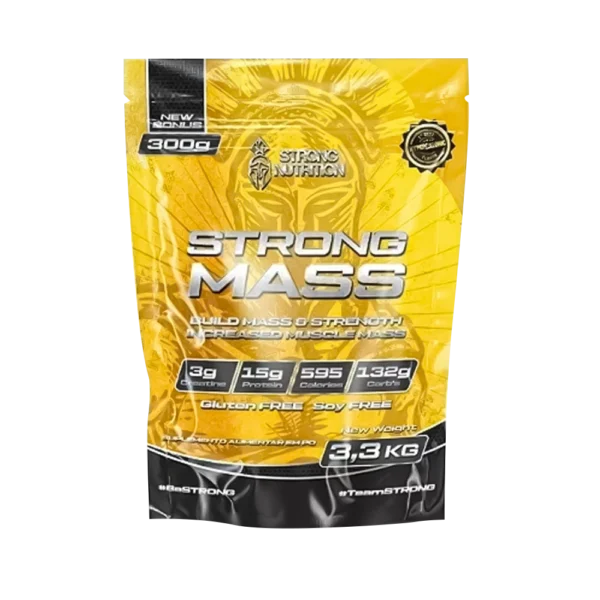 Strong Mass 3,3kg - Hipercalórico Strong Nutrition