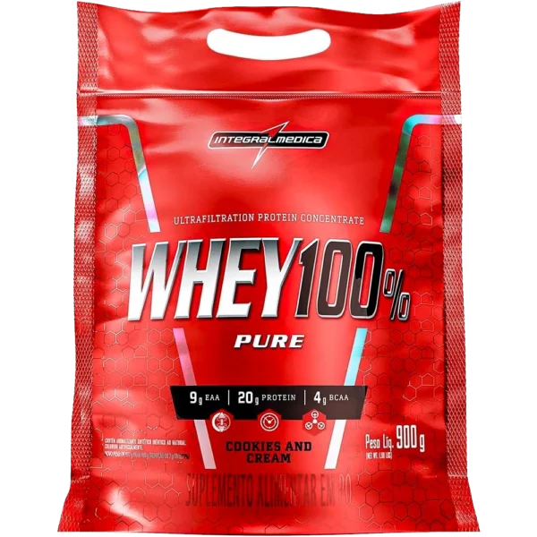 Whey Protein 100% integralmedica Refil 900g