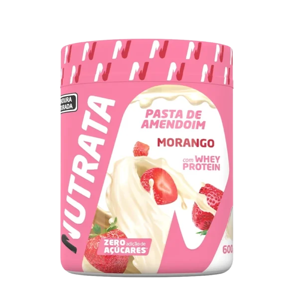 Nutrata Pasta de Amendoim 600g - Morango