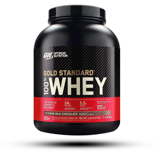 Whey Gold 100% Whey Protein (2270g) Optimum Nutrition Sabor Strawberry