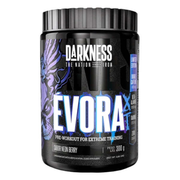 Pré-Treino com Cafeína - Évora XT Neon Berry - Darkness (300g)
