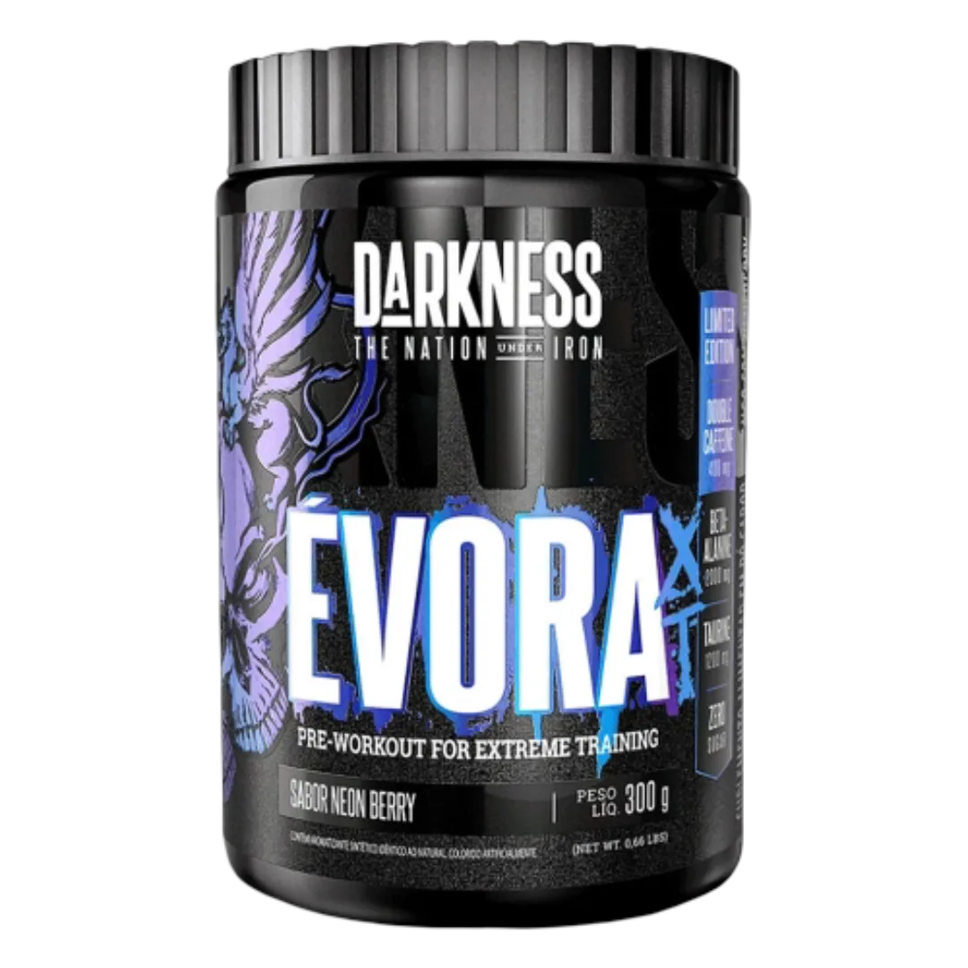 Pré-Treino com Cafeína - Évora XT Neon Berry - Darkness (300g)