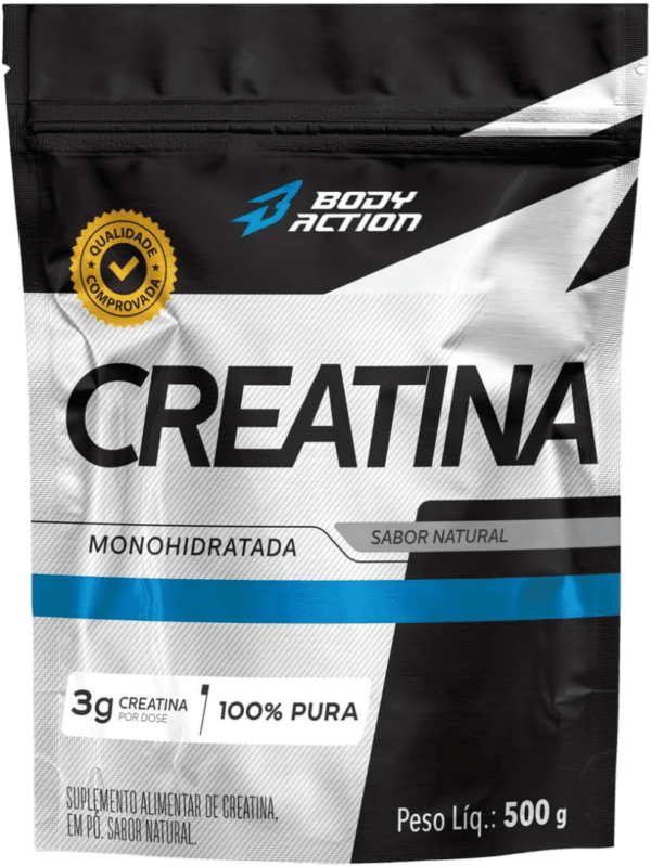 Creatina Monohidratada 100% Pura (500g) - Bodyaction