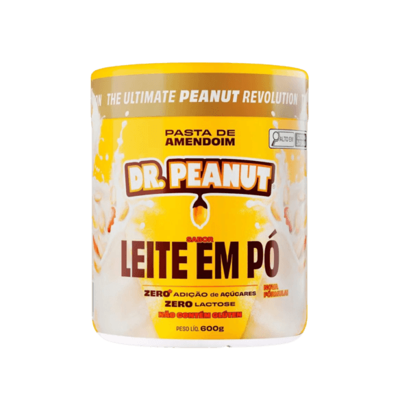 Pasta de Amendoim Dr.Peanut (600g) Leite em Pó