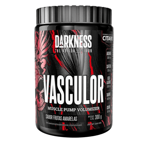 Vasculor Muscle Pump Volumizer Sabor Frutas Amarelas (300g) - Darkness