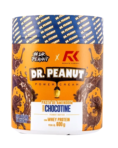 Pasta de Amendoim Sabor Chocotine Com Whey Protein 600G Dr Peanut
