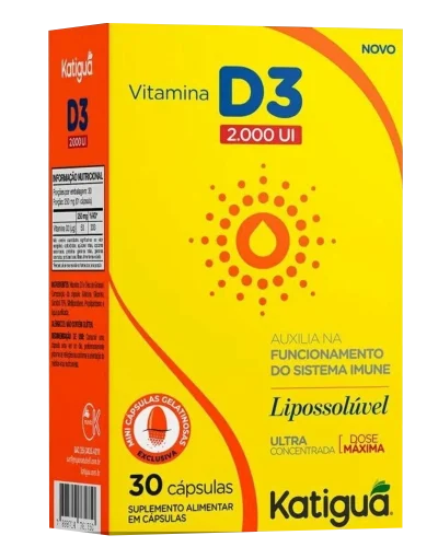 Vitamina D3 Katigua 60 cps
