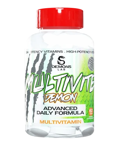 Vitamina Demons Lab Multivite Sem Sabor - 60 Cápsulas